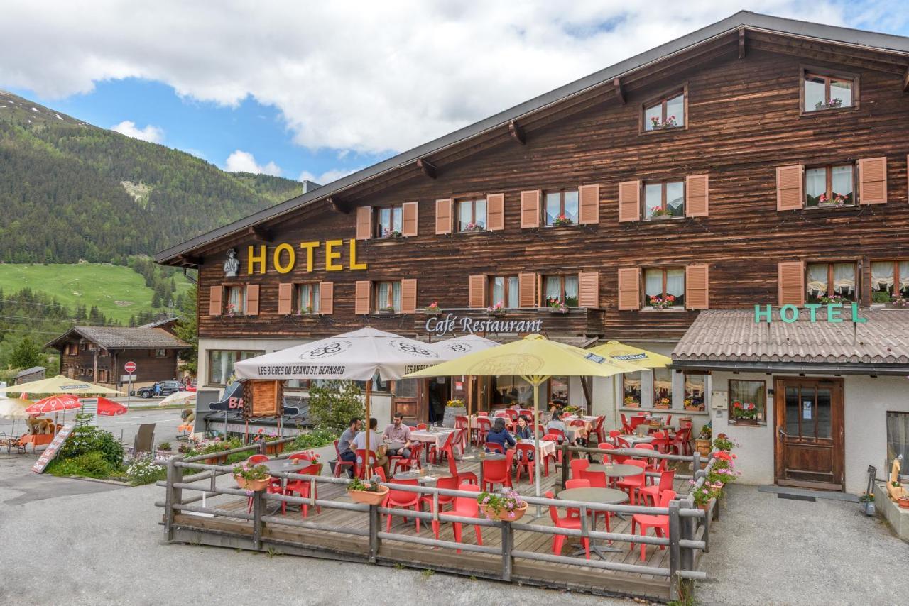 Motel Bivouac De Napoleon Bourg Saint Pierre Bagian luar foto